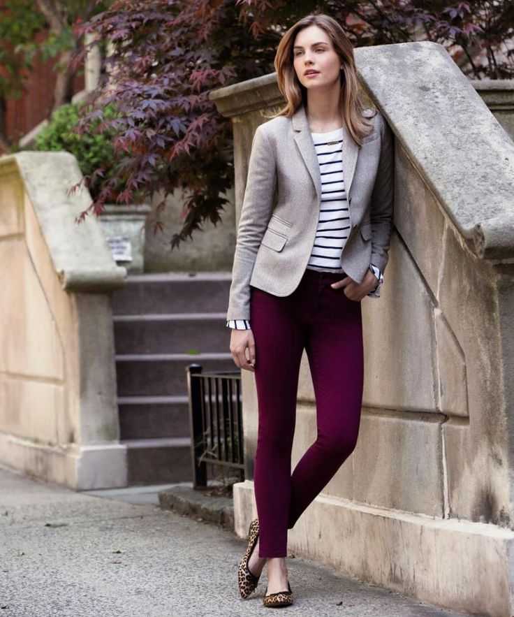 Стиль и элегантность: с чем носить женские бордовые брюки