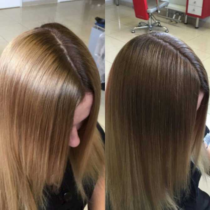 Тонирование волос в домашних условиях: фото (до и после)
