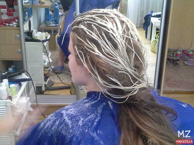 Мелирование волос технологический институт
