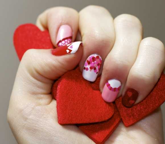 Ногти на день влюбленных 2022: идеи маникюра, рисунки, дизайн ногтей к 14 февраля на день святого валентина, фото