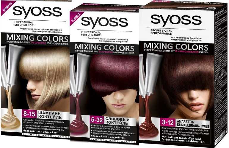 Краска для волос сьес: палитра цветов, оттенки