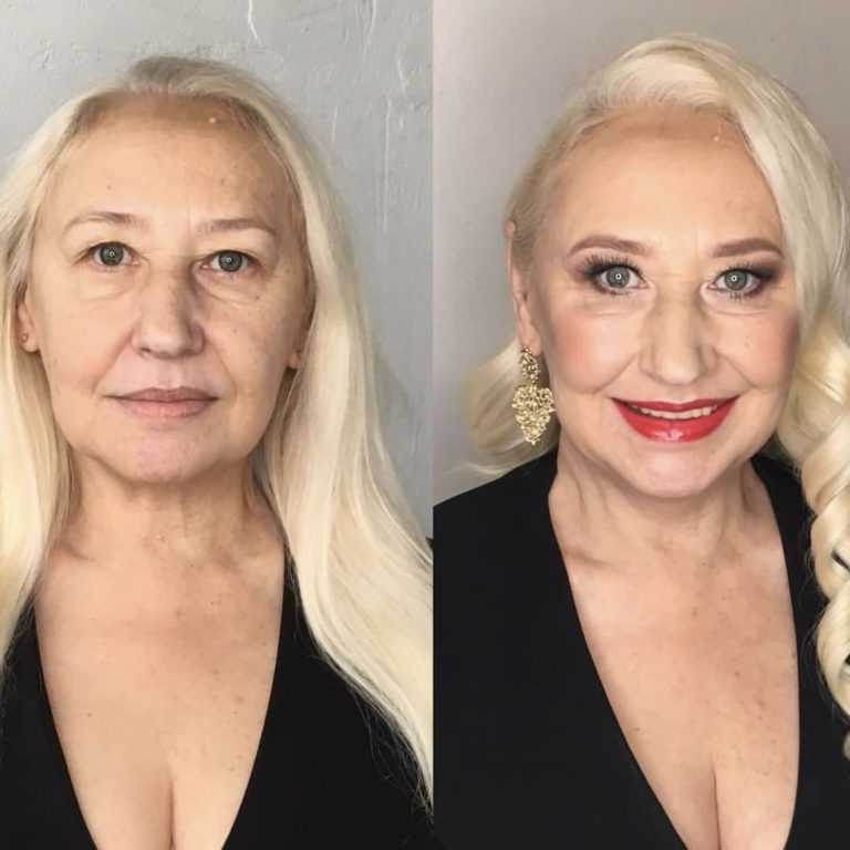 Макияж для женщин после 50 лет, который молодит - делаем пошагово с фото и видео | top100beauty