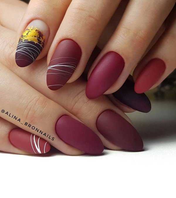 Маникюр осень 2021 на короткие ногти. более 100 фото модного дизайна ногтей | volosomanjaki.com