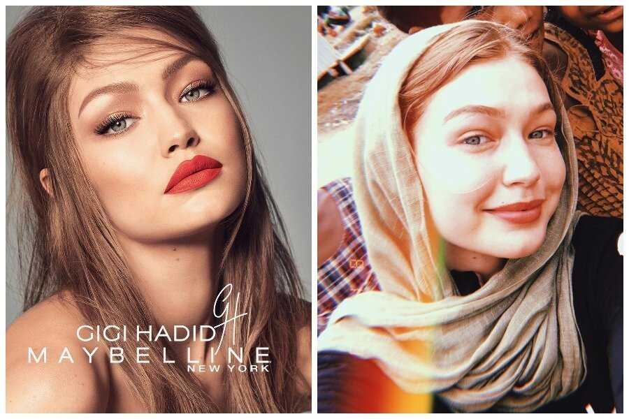 Beauty-эволюция: макияж и волосы джиджи хадид