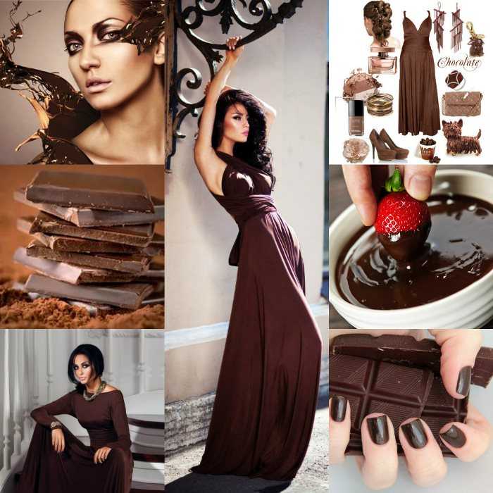С каким цветом сочетается темный шоколад. необыкновенный шоколадный цвет в интерьере кухни