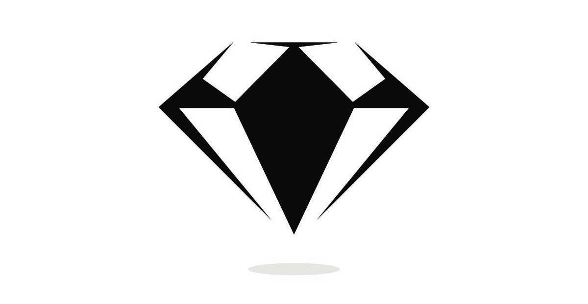 логотип с алмазом