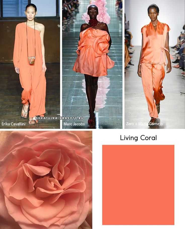 Модные цвета panton весна — лето 2020