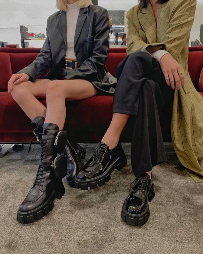 Модные женские ботинки осень-зима 2020-2021: 100 стильных новинок на фото