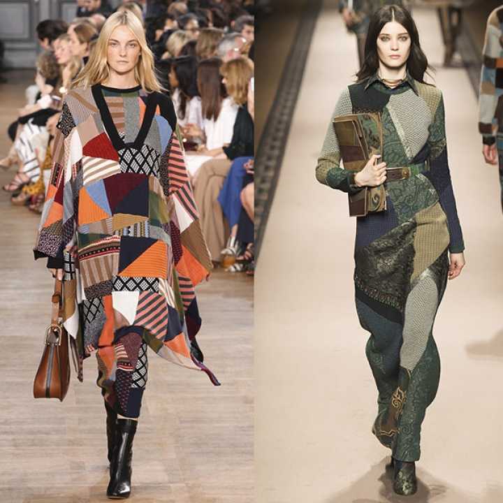Одежда в стиле пэчворк — модная тенденция 2021