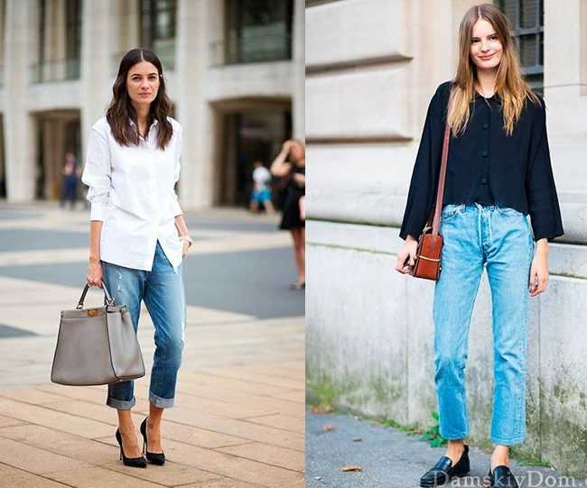 Женские джинсы бойфренды: с чем носить модели