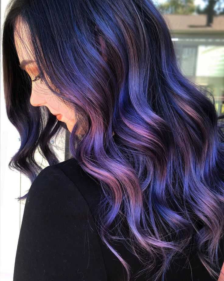 Фиолетовые волосы 2021-2022: 28 фото фиолетового окрашивания