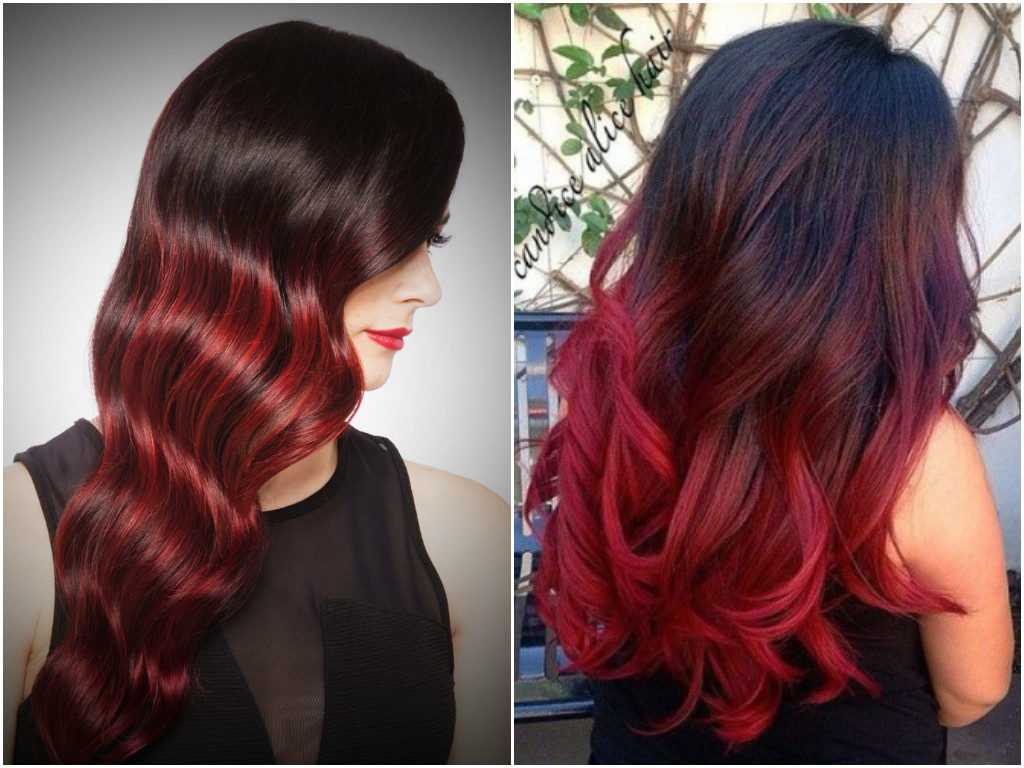 Бордовый цвет волос: инструкция по применению