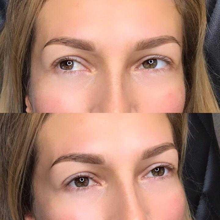 Перманентный макияж бровей с эффектом «пудровое напыление»: фото до и после, особенности процедуры, отзывы