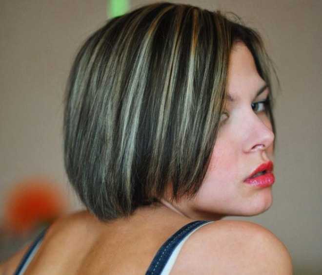 Мелирование волос на каре – фото до и после, подходящие виды и цвета
