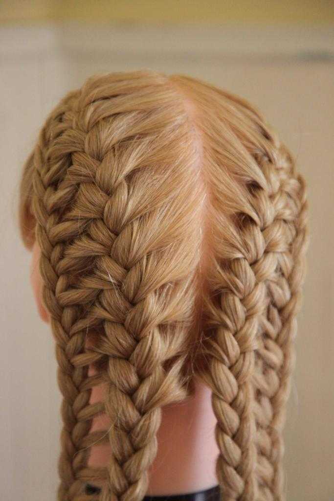 Коса из резинок (хвостиков) на волосах: объемная прическа, пошаговые фото