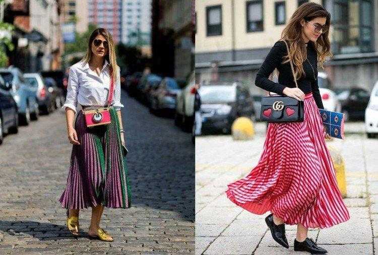 С чем носить плиссированную юбку разной длины: советы стилиста