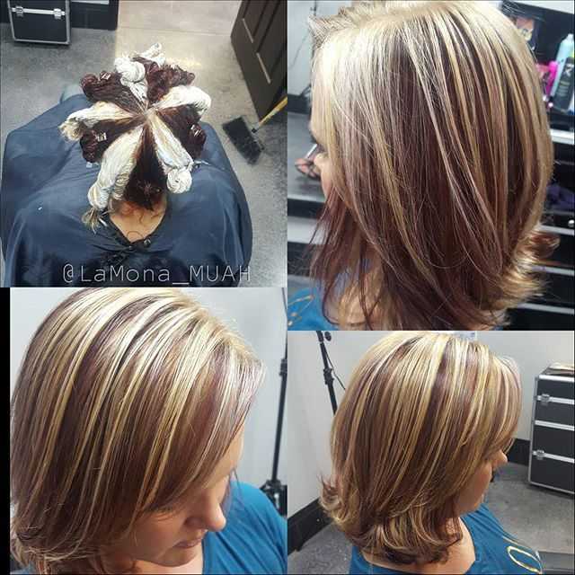 Окрашивание волос в два цвета: фото, инструкции