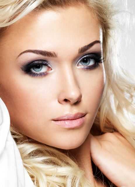 Макияж для блондинок: макияж глаз, вечерний макияж