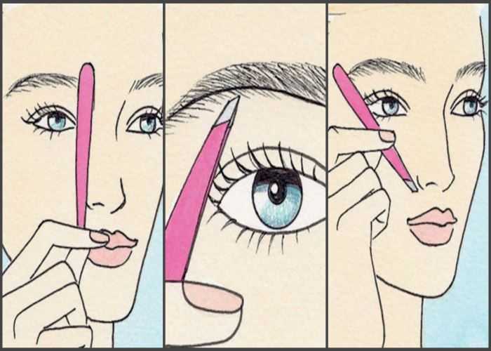 Как правильно выщипать брови самому: пошаговое руководство с фото