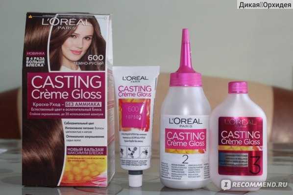 Обзор палитры цветов краски для волос l’oreal casting creme gloss с фото