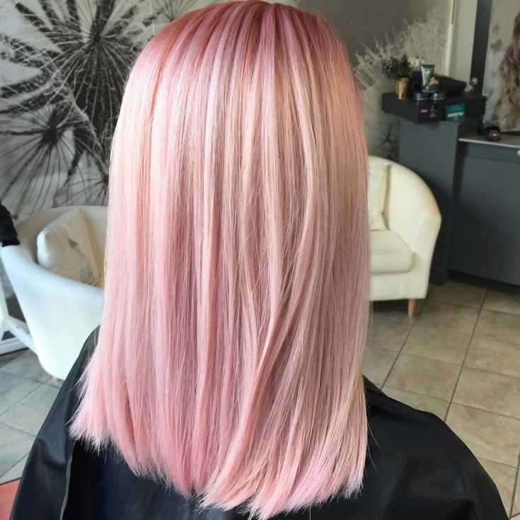Месяц борьбы против рака груди: розовые волосы в поддержку — 65 фото