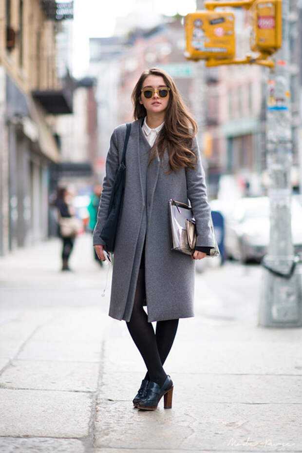 Фасоны серого пальто (16 фото): классическое, запашное, оверсайз, кокон, с чем носить