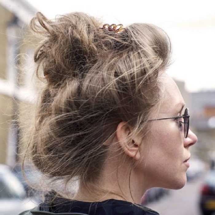 Прическа пучок: 100 фото стильных идей на разную длину волос