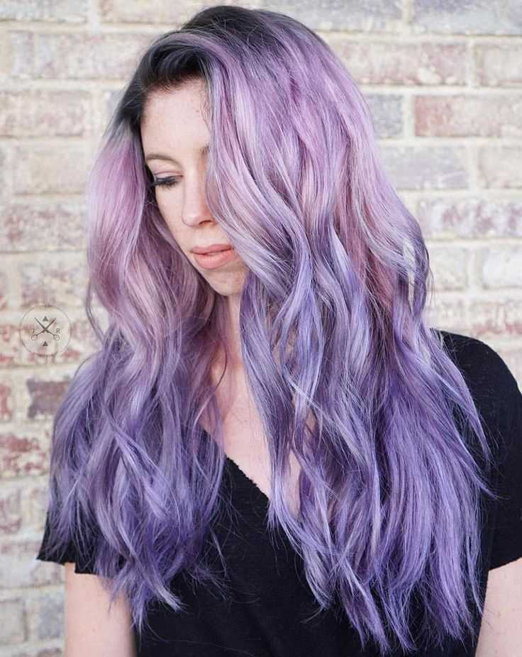 Модные фиолетовые волосы - фото девушек с фиолетовыми волосами
