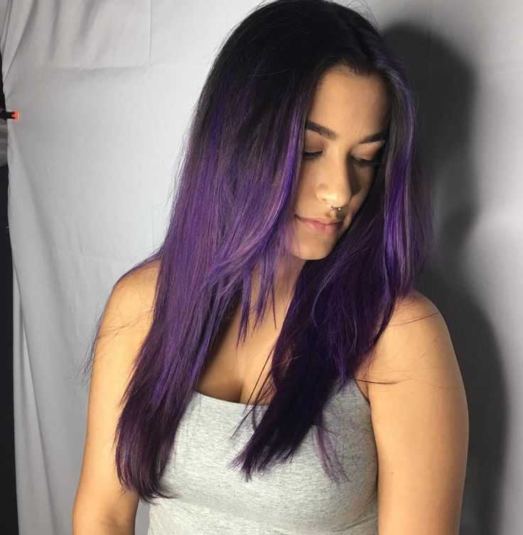Фиолетовое омбре – как правильно сделать окрашивание, и на каких волосах оно лучше смотрится