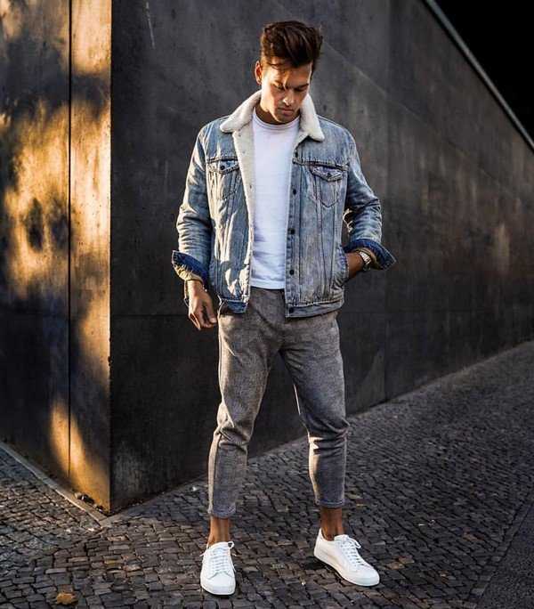 С чем носить джинсовую куртку мужчине: идеи стильных образов