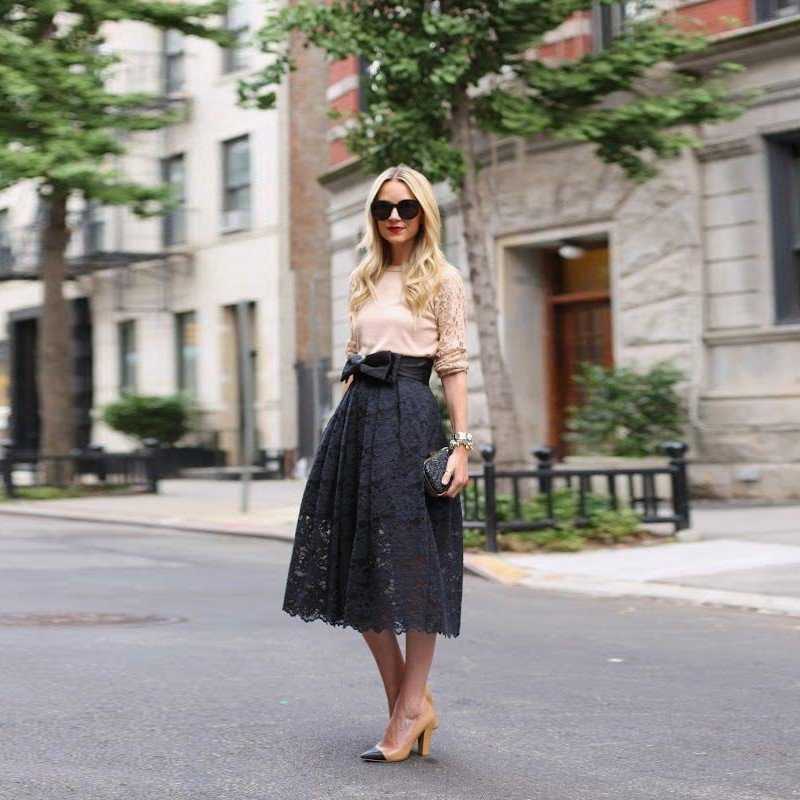 Черная юбка: 20 стильных идей и 4 совета | trendy-u