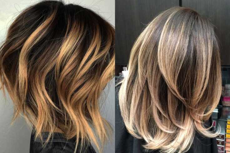 Окрашивание балаяж - особенности техники покраски волос, фото до и после