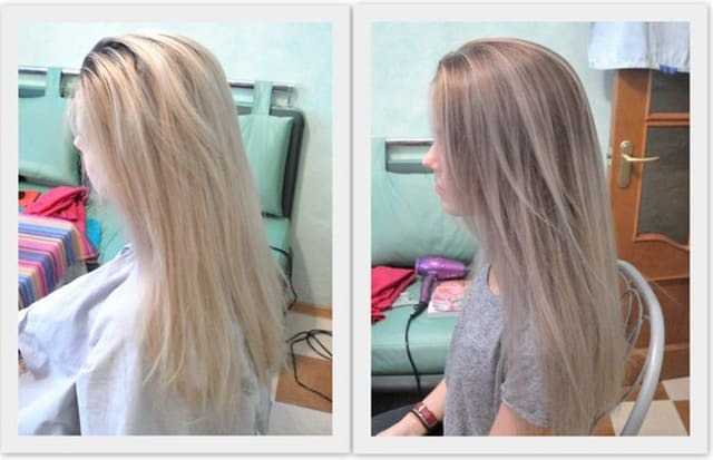 Как цвет волос получится если белые волосы покрасить в светло русый