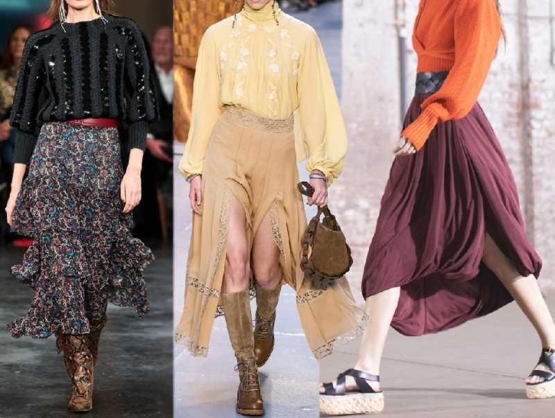 Джинсовые юбки 2021 - модные тренды и новинки (50 фото)