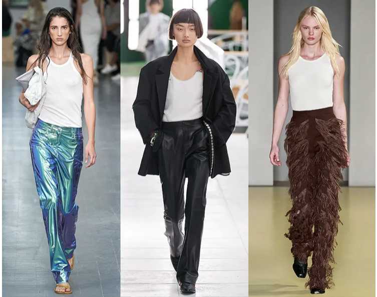 Брюки весна-лето 2022 женские: модные тенденции, цвета, фасоны (100+ фото)