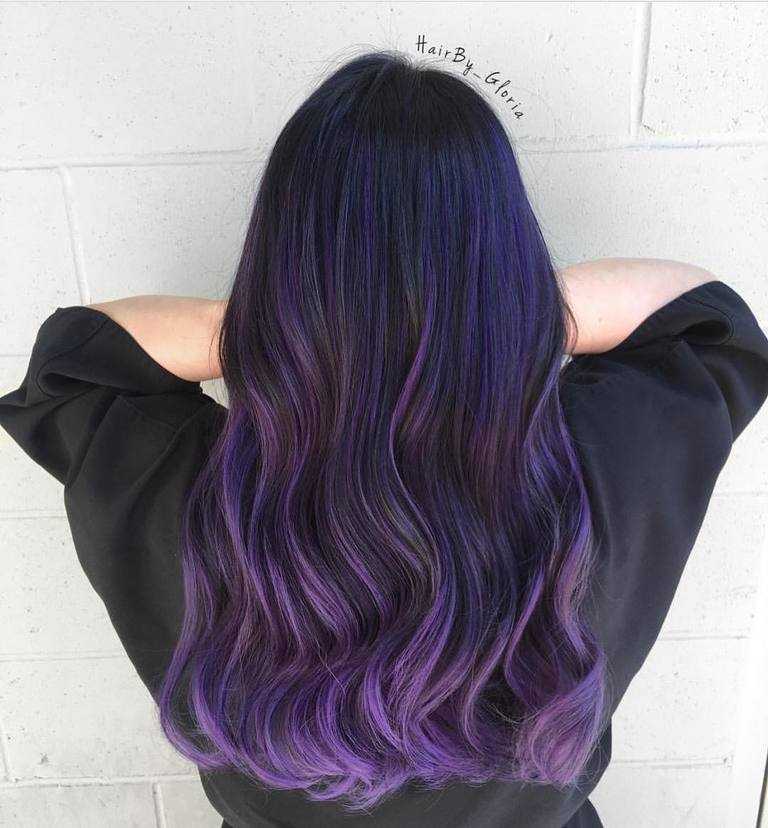 Как покрасить волосы в фиолетовый цвет?
