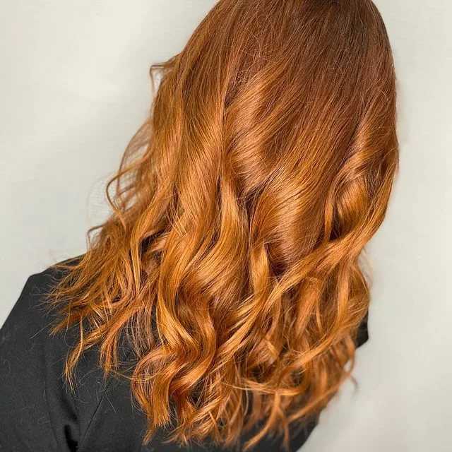 Балаяж на рыжие короткие, средней длины и длинные волосы: оттенки и техники для прядей