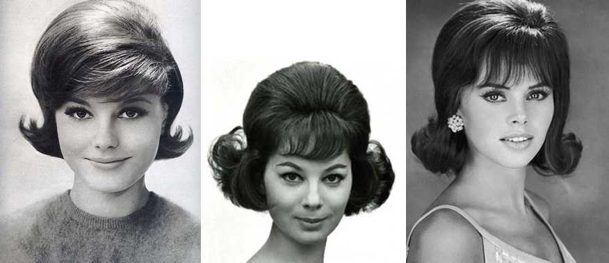 Самые популярные прически в стиле ретро 60х годов строгий «улей, пышная «бабетта», собранные  распущенные волосы, гладкость или завитки