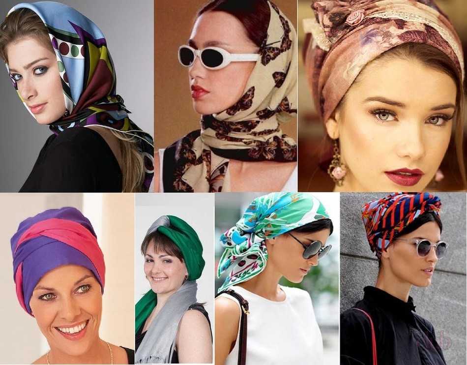Как красиво завязать платок на голове (53 фото), видео лучших сочетаний